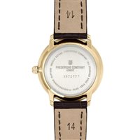 Watch Frederique Constant Woman in Steel yellow gold plated FC-235M1S5 - FC-235M1S5